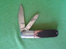 Queen Barlow #22 2blades Aluminum frame Saw cut Delrin handles Queen Barlow #22 2blades Aluminum frame Saw cut Delrin handles