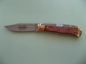 SCHATT & MORGAN #3 EXPRESS AUTO MARVEL WOOD WITH BRASS BOLSTERS #2