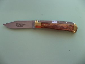 SCHATT & MORGAN #3 EXPRESS AUTO MARVEL WOOD WITH BRASS BOLSTERS #5