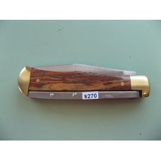 SCHATT & MORGAN #3 EXPRESS AUTO MARVEL WOOD WITH BRASS BOLSTERS #5 SCHATT & MORGAN #3 EXPRESS AUTO MARVEL WOOD WITH BRASS BOLSTERS #5