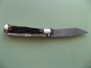 SCHATT & MORGAN #3 EXPRESS AUTO WORM GROOVE BONE DAMASCUS #1