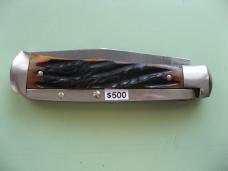 SCHATT & MORGAN #3 EXPRESS AUTO WORM GROOVE BONE DAMASCUS #1