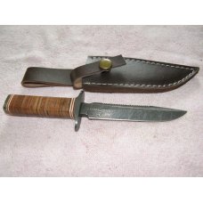 Damacus Fixed Blade Knife with sheath