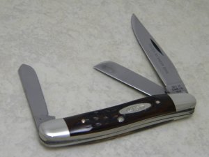 Case XX Stainless USA 5 Dot (1975) Pretty Bone 6318 HP SS Tested XX Razor Edge Stockman Knife