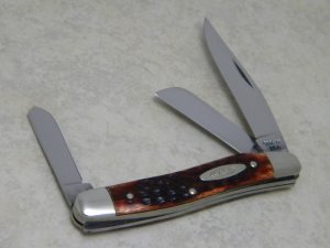 Case XX USA 6 Dot (1974) Pretty Bone 6318 HP Stockman Knife