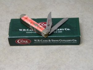 Case XX SS USA 62154 Red Appaloosa 2007 Tiny Trapper Knife in Box