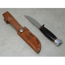 Coles NY Denmark Stainless Wood Small Fixed Blade Sheath Knife