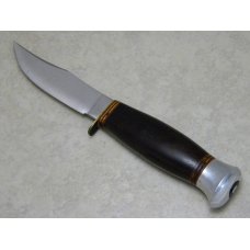 Coles NY Denmark Stainless Wood Small Fixed Blade Sheath Knife