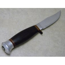 Coles NY Denmark Stainless Wood Small Fixed Blade Sheath Knife