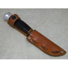Coles NY Denmark Stainless Wood Small Fixed Blade Sheath Knife