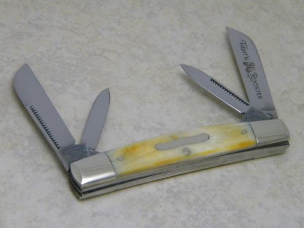 Fight'n Rooster Frank Buster Celebrated Cutlery Germany Smooth Bone 4 Blade Congress Knife Fight'n Rooster Frank Buster Celebrated Cutlery Germany Smooth Bone 4 Blade Congress Knife