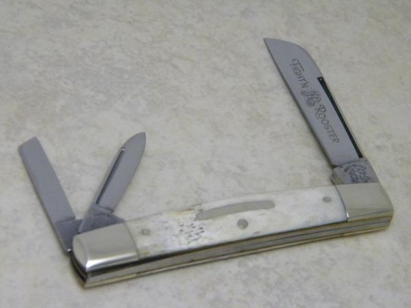 Fight'n Rooster Frank Buster Celebrated Cutlery Germany Smooth Bone Congress Whittler Knife