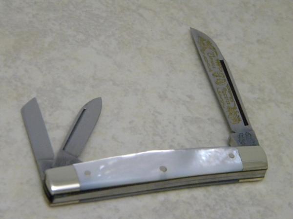 Fight'n Rooster Frank Buster Cut. Co. Germany Pearl The Captains Rooster Congress Whittler Knife