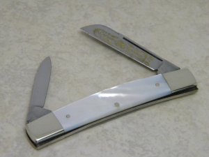 Fight'n Rooster Frank Buster Cutlery Germany Pearl The Captains Rooster 2 Blade Congress Knife