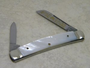 Fight'n Rooster Frank Buster Cutlery Co. Germany Pearl The Captains Rooster 2 Blade Congress Knife