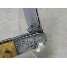 Armstrong Cutlery Co. Germany Pick Bone 2 Blade Barlow Knife c.1901-1909 Armstrong Cutlery Co. Germany Pick Bone 2 Blade Barlow Knife c.1901-1909