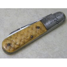 Armstrong Cutlery Co. Germany Pick Bone 2 Blade Barlow Knife c.1901-1909 Armstrong Cutlery Co. Germany Pick Bone 2 Blade Barlow Knife c.1901-1909