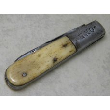 O.N.B. Barlow Germany Bone 2 Blade Barlow Knife c.1901-1913 O.N.B. Barlow Germany Bone 2 Blade Barlow Knife c.1901-1913