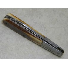 Cattaraugus Cutlery Co. Model 1139 Genuine Saw Cut Bone 1 Blade Barlow Knife