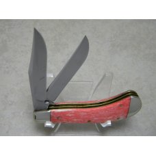 Case XX USA 2007 Red Appaloosa Bone TB62110 SS Tony Bose Saddlehorn Knife in Box Case XX USA 2007 Red Appaloosa Bone TB62110 SS Tony Bose Saddlehorn Knife in Box