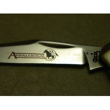 Case XX USA 2007 Red Appaloosa Bone TB62110 SS Tony Bose Saddlehorn Knife in Box Case XX USA 2007 Red Appaloosa Bone TB62110 SS Tony Bose Saddlehorn Knife in Box