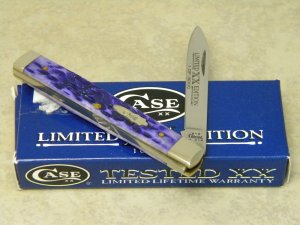 Case XX USA 2003 Limited Edition 1 of 3000 Ultra Violet 6185 SS Doctor's Jack Knife in Box