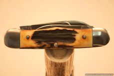Schatt & Morgan Cutlery #63 Rail Splitter, Torched Stag Short Run1 of 30. #1353 Schatt & Morgan Cutlery #63 Rail Splitter, Torched Stag Short Run1 of 30. #1353