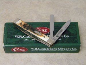 Case XX USA 2005 Midnight Stag First Production Run 5282SP SS Baby Doctor's Knife in Box