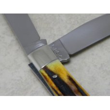 Vintage Case XX USA 10 Dot (1970) Genuine Stag 5254 Trapper Knife