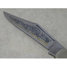 Fight'n Rooster Germany Pearl The Captains Rooster Large Lockback Canoe Knife Fight'n Rooster Germany Pearl The Captains Rooster Large Lockback Canoe Knife
