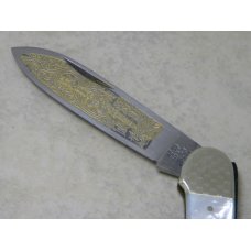 Fight'n Rooster Frank Buster Celebrated Cutlery Germany Pearl The Captains Rooster Canoe Knife