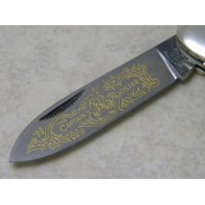 Fight'n Rooster Frank Buster Celebrated Cutlery Germany Pearl The Captains Rooster Canoe Jack Knife