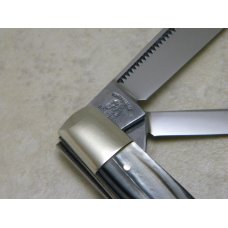 Fight'n Rooster Frank Buster Celebrated Cutlery Germany Pearl & Black Congress Knife