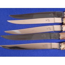 Vintage, J.A. Henckels Friodur Set of 5 Steak Knives, Made in Solingen Germany & Stag Handles -Rare! Vintage, J.A. Henckels Friodur Set of 5 Steak Knives, Made in Solingen Germany & Stag Handles -Rare!