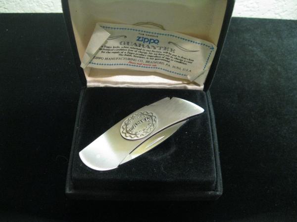  ZIPPO "CAMEL" Lockback Pocket Knife With Camel Shield On Handle Made In USA 