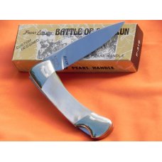 Vintage Frost Cutlery (Custom Design) Fiery Mother of Pearl Folding Hunter LockBlade Mdl #F316 -RARE Vintage Frost Cutlery (Custom Design) Fiery Mother of Pearl Folding Hunter LockBlade Mdl #F316 -RARE