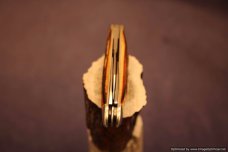 Tuna Valley Cutlery Genuine India Burnt Stag Humpback Whittler. 1 of 50. #592 Tuna Valley Cutlery Genuine India Burnt Stag Humpback Whittler. 1 of 50. #592