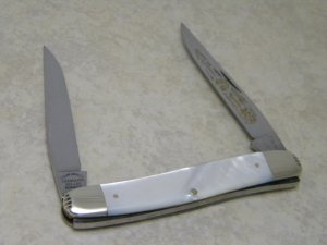 Fight'n Rooster Frank Buster Celebrated Cutlery Germany Pearl The Captains Rooster Muskrat Knife