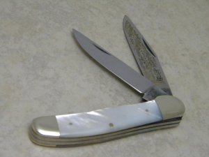 Fight'n Rooster Frank Buster Celebrated Cutlery Germany Pearl The Captains Rooster Copperhead Knife