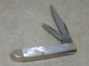 Fight'n Rooster Frank Buster Cut. Co. Germany Pearl Peanut Knife
