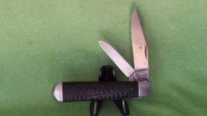 Queen City 2 Blade Jack 3 1/2 in. closed Black Comp Handles       