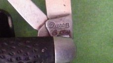 Queen City 2 Blade Jack 3 1/2 in. closed Black Comp Handles Queen City 2 Blade Jack 3 1/2 in. closed Black Comp Handles