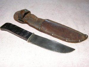 KA-BAR Union Cutlery Fixed Blade with KABAR Marked Sheath