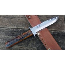 Western Fixed Blade Restored with Amber CSB Bone Western Fixed Blade Restored with Amber CSB Bone