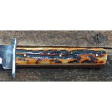 Western Fixed Blade Restored with Amber CSB Bone Western Fixed Blade Restored with Amber CSB Bone