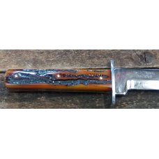 Western Fixed Blade Restored with Amber CSB Bone Western Fixed Blade Restored with Amber CSB Bone