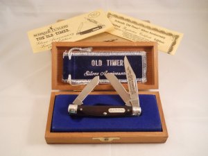 Schrade Old Timer Silver Anniversary USA Mint