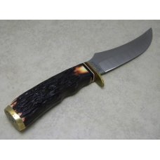 Schrade USA Bench Made Collection 498 Staglon 49ers Fixed Blade Sheath Knife in Box