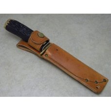 Schrade USA Bench Made Collection 498 Staglon 49ers Fixed Blade Sheath Knife in Box