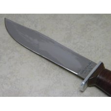 Schrade Walden NY USA H-15 Stacked Leather Hunting Fixed Blade Sheath Knife Schrade Walden NY USA H-15 Stacked Leather Hunting Fixed Blade Sheath Knife